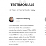 Conversions From Testimonials