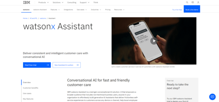 ai sales assistant watsonx